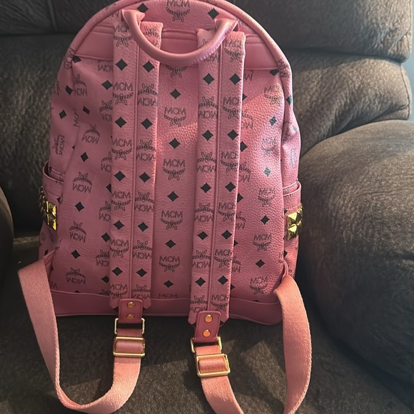 MCM RARE PINK BACKPACK - Picture 3 of 13